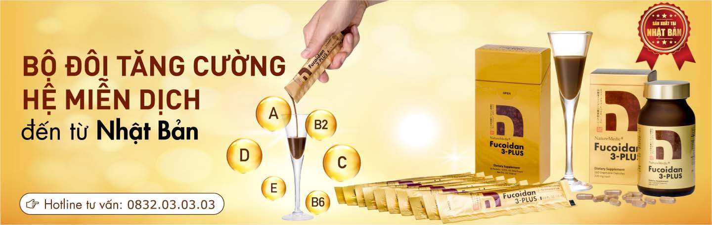Fucoidan 3-Plus Nhập Khẩu Chính Hãng Nhật Bản