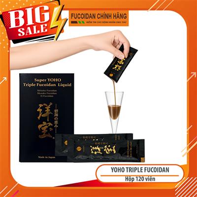 Super Yoho Triple Fucoidan Liquid. Hộp nhỏ 20 gói