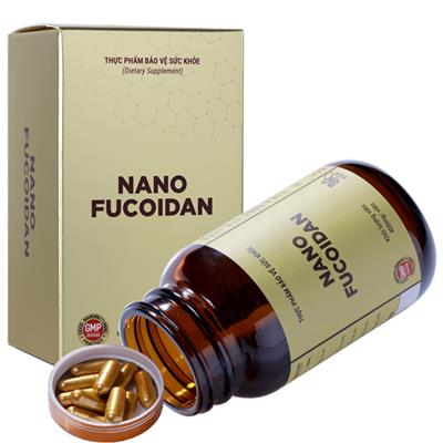 Nano Fucoidan. Hộp 90 viên  - tăng cường miễn dịch, hỗ trợ điều trị ung thư