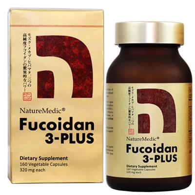 Fucoidan 3 Plus - hỗ trợ điều trị ung thư, tăng sức đề kháng, Hộp 160 viên