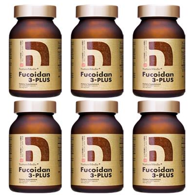 Gói 6 Hộp Fucoidan 3 Plus - hỗ trợ điều trị ung thư, tăng sức đề kháng, Hộp 160 viên